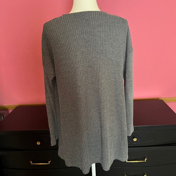 American Eagle Outfitters Gray Cardigan Pockets Womens Sz L - Picture 4 of 7
